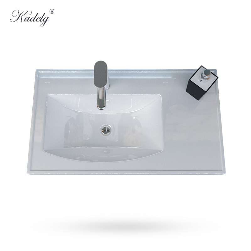 White Single Vanity Tops Bathroom Countertop