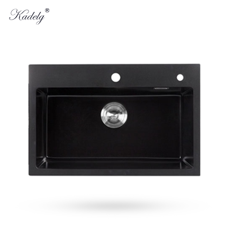 Modern Single Bowl Black Kitchen Sinks